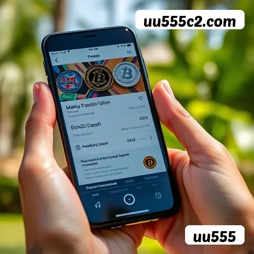 Aplicativo móvel uu555 para iOS e Android